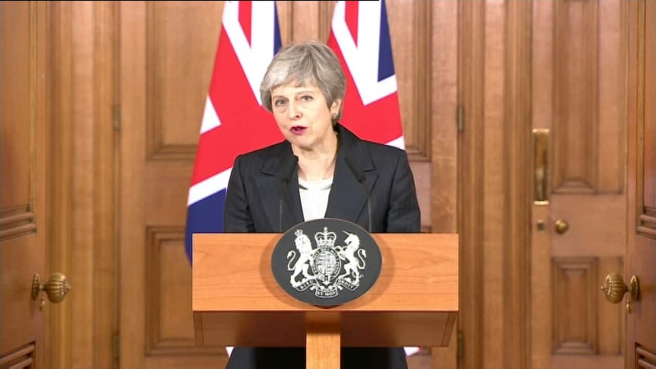Theresa May addresses the nation.