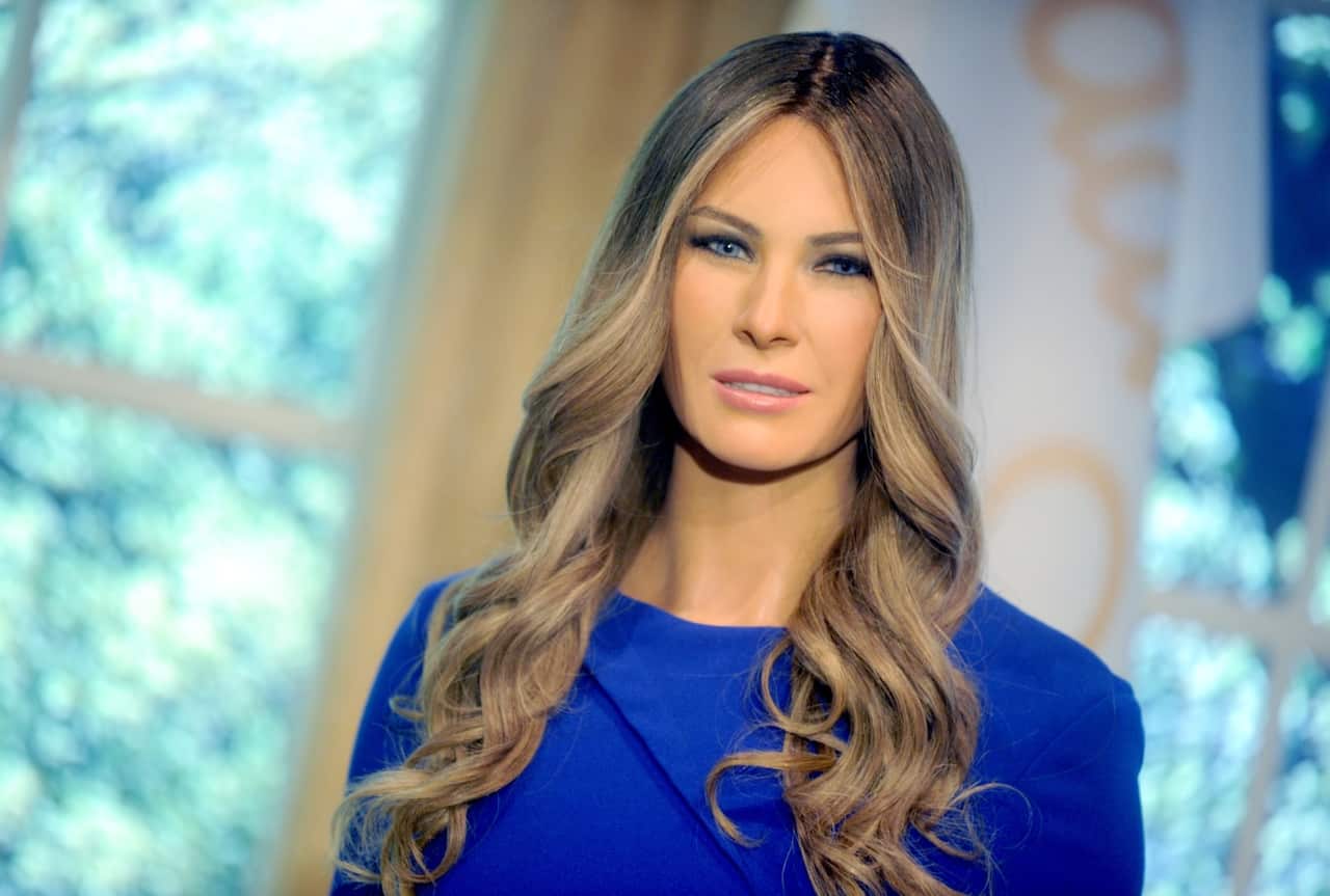 A new wax figure of the US First Lady, Melania Trump