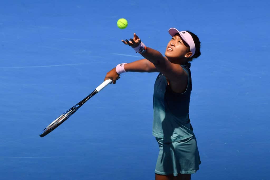 Naomi Osaka at the Australian Open on Monday. In Japan, she has challenged a longstanding sense of cultural and racial homogeneity.