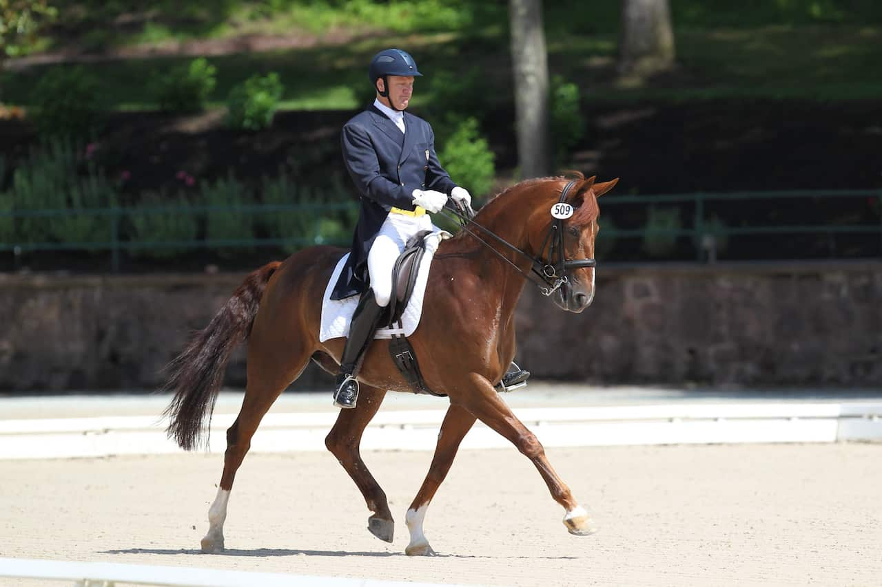 Michael Barisone, in a 2014 competition, was arrested and charged with shooting Lauren Kanarek on his farm in Long Valley, N.J.