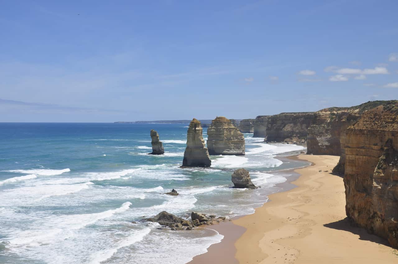 The British tourist went missing while camping near the Twelve Apostles.