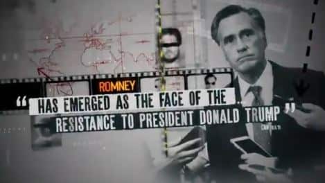 The ad's voice-over accused the conservative politician of being a "secret asset" of the Democratic Party.