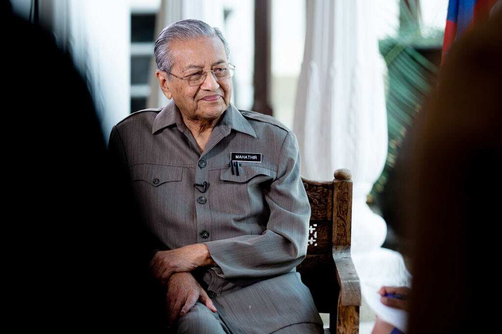Mahathir Mohamad, Malaysia's prime minister,
