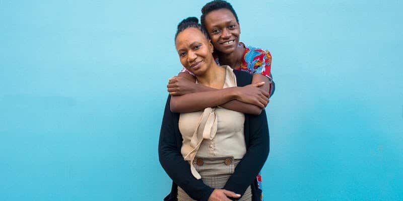 Moreblessing Maturure and her mother