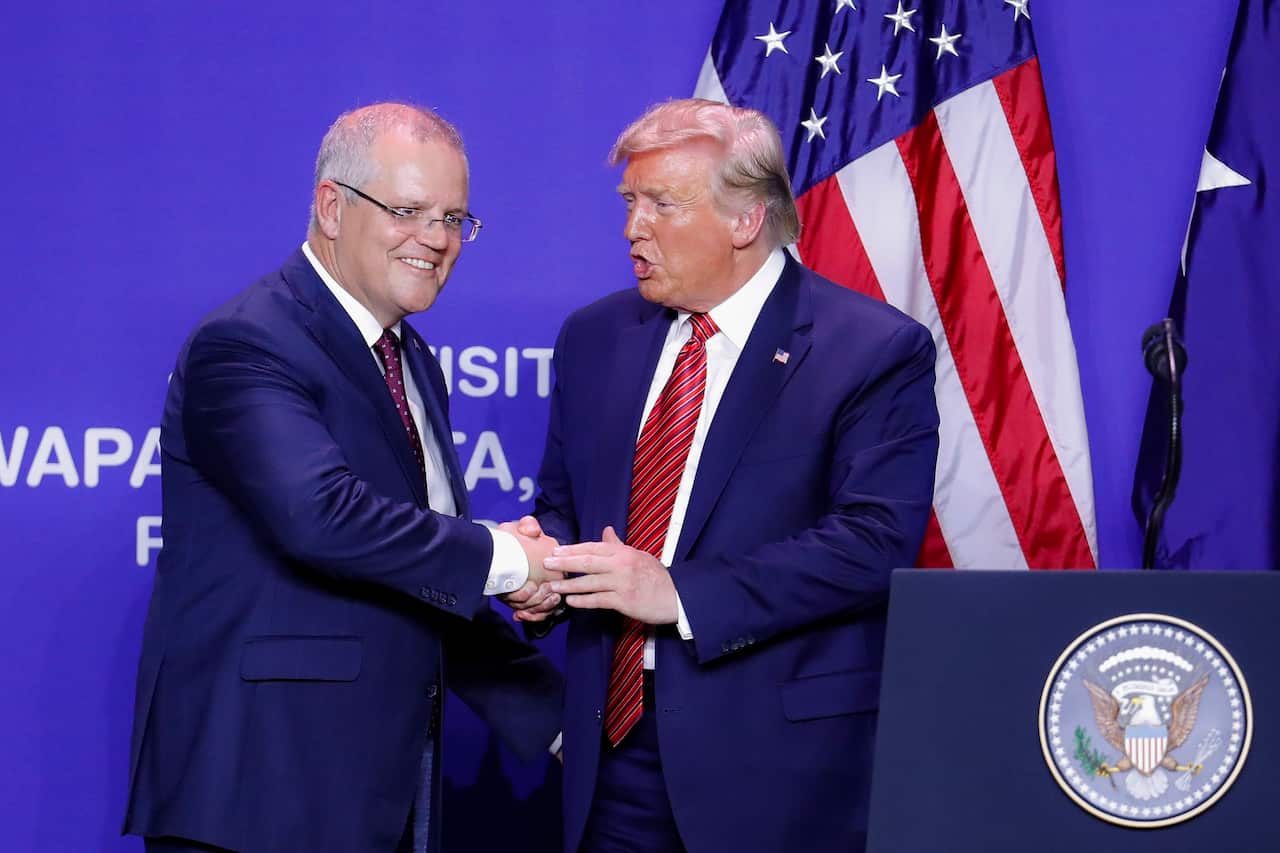 Australian Prime Minister Scott Morrison meets President Donald Trump during a recent trip to the United States.