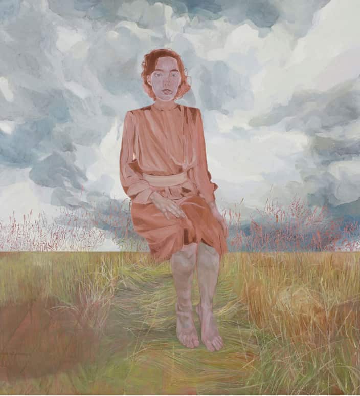 Natasha Walsh, 'A liminal space', oil on copper, 87 x 80 cm.