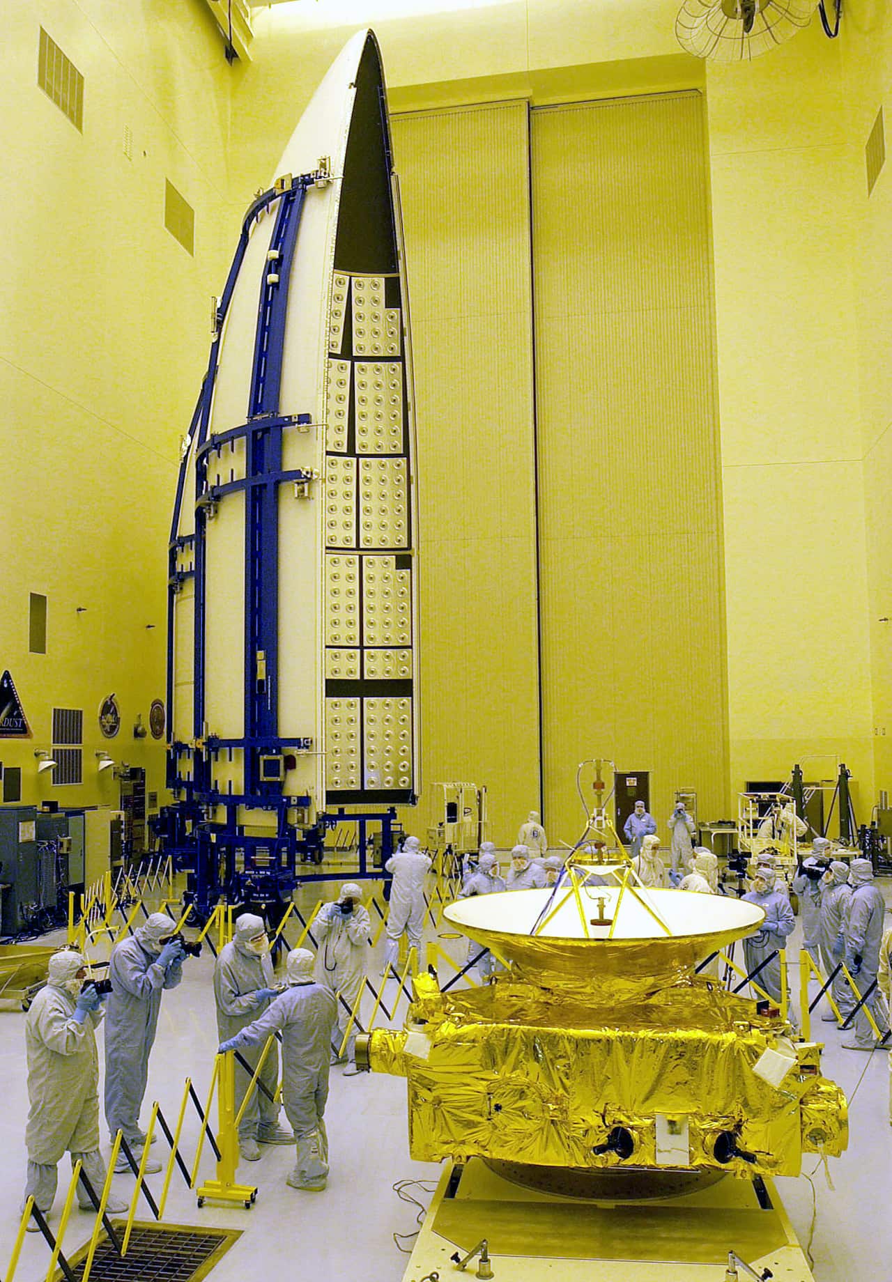 Engineers work on New Horizons Spacecraft. (AFP)
