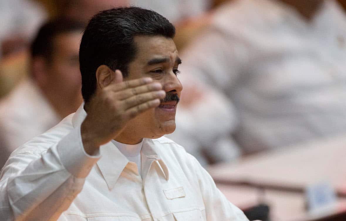 FILE: Venezuela withdrew its ambassador in protest over Canadian government sanctions imposed in September against President Nicolas Maduro.