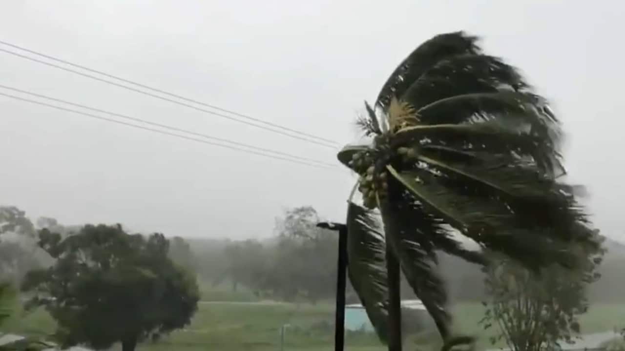 The storm produced wind gusts of 230 km per hour.