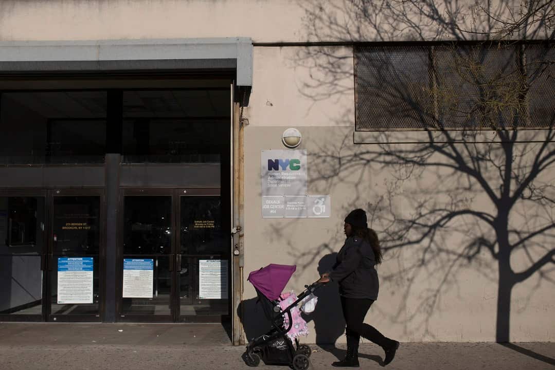 A Human Resources Administration office in New York.