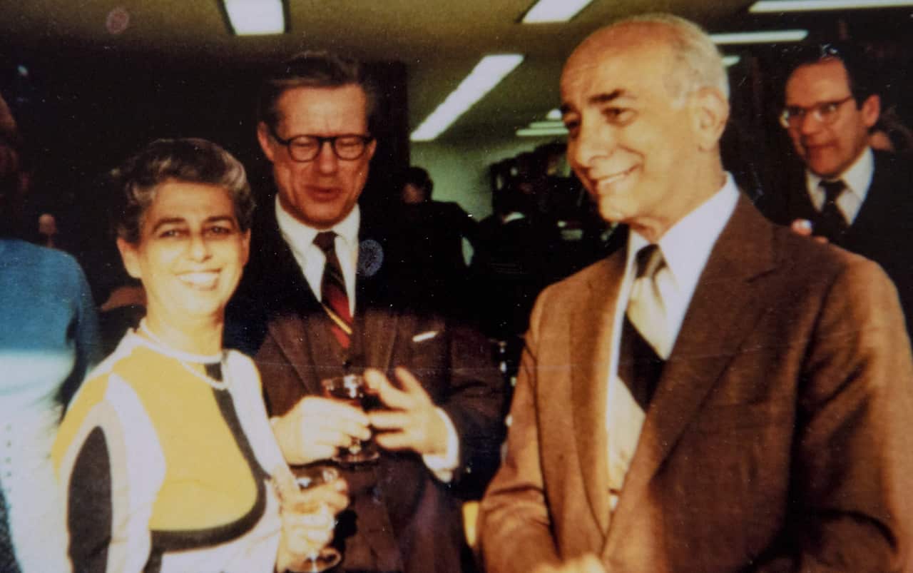 Sylvia Bloom and her husband, Raymond Margolies.