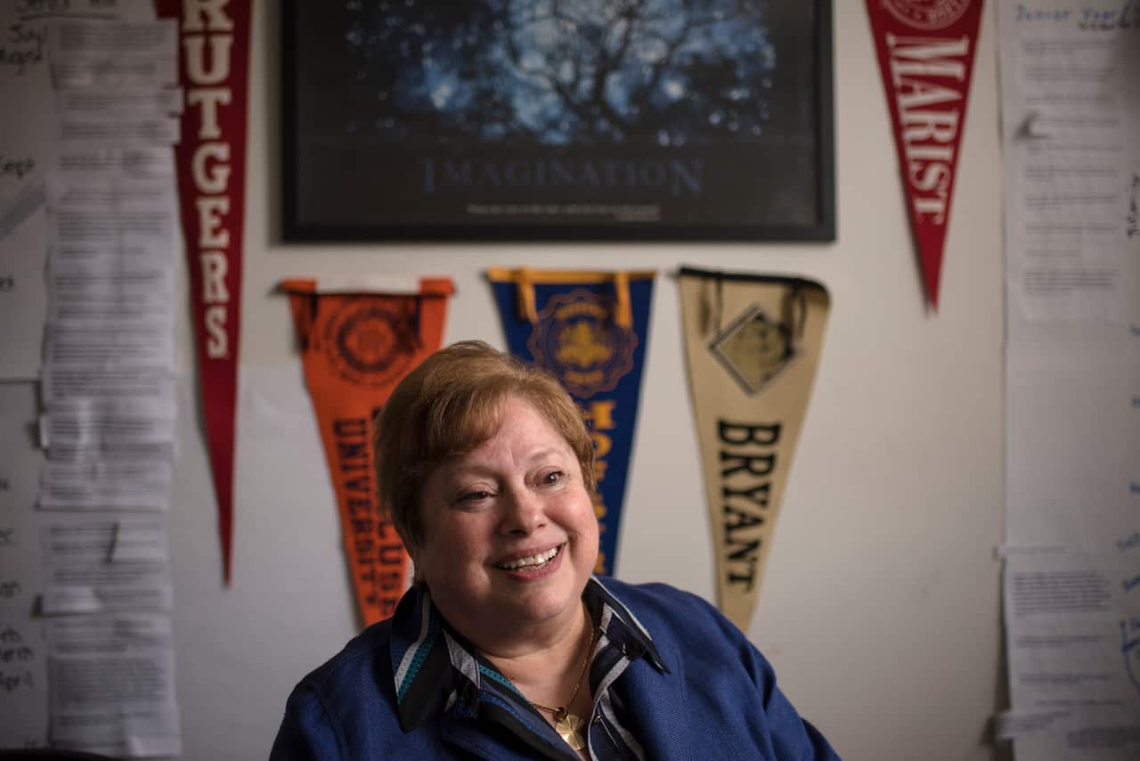 Jane Lockshin, the treasurer of the Henry Street Settlements board, a classroom in New York.