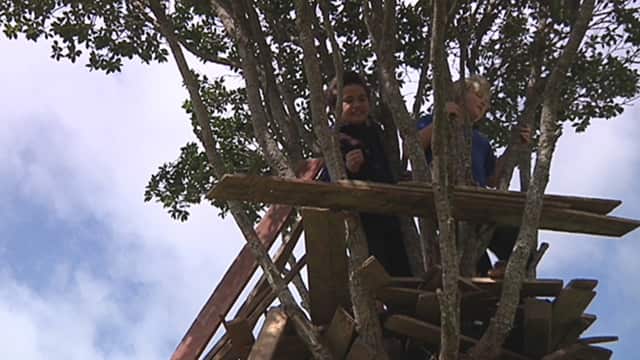 When one pupil got stuck up a tree, Bruce wouldn't help. "You get up, you get down" was his response.