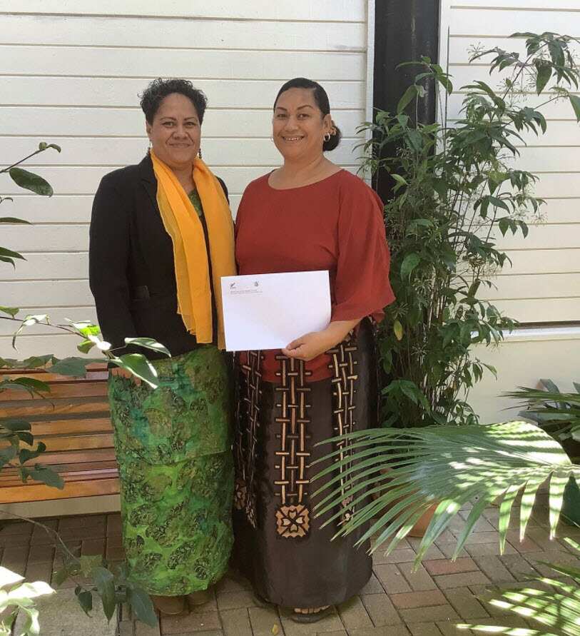 WCCC director Ofa Guttenbeil-Likiliki (right)