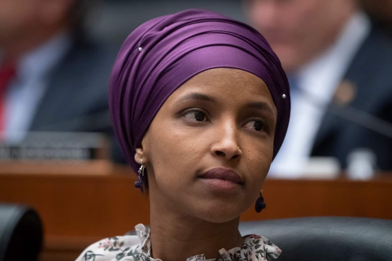Ilhan Omar in Washington DC.