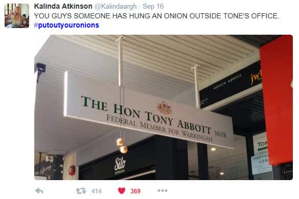 Put Out Your Onions