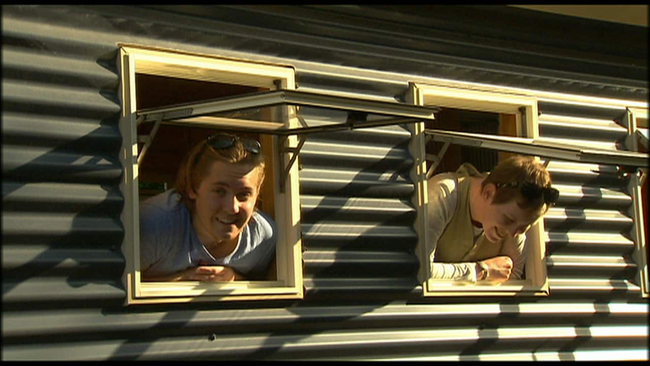 Best friends, Beck Benson and Reece Brennan designed and built their own Tiny House.