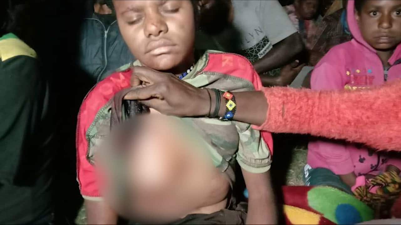 A west papuan mother shot in the attacks says she lost her one and ten year old children.