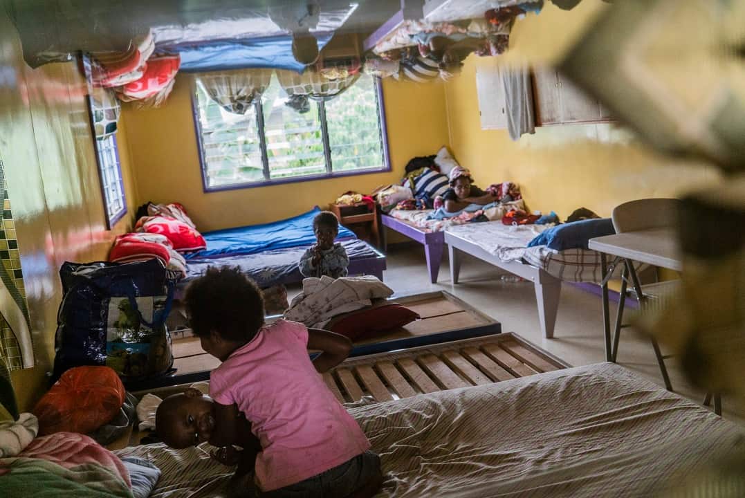 A women's shelter in Goroka, Papua New Guinea.