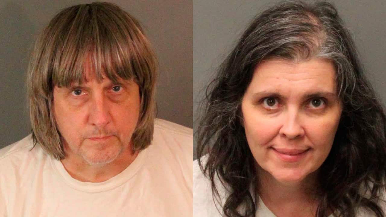 David Allen Turpin, left, and Louise Anna Turpin.  