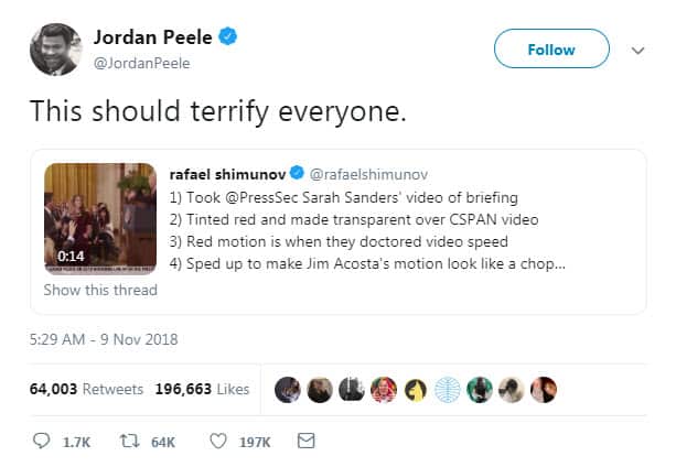 Peele Tweet