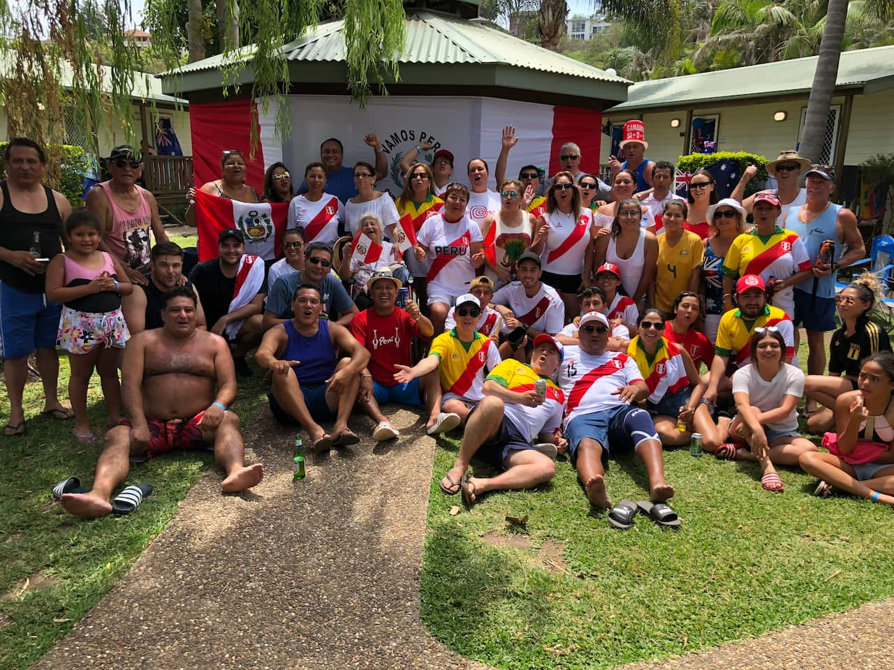 Members of the Sporting Peru Social and Cultural Club