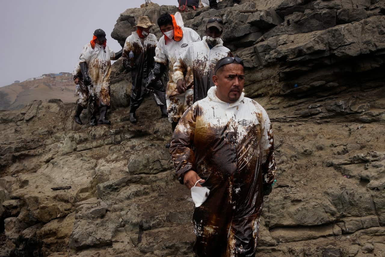Spanish oil company Repsol has attributed the oil spill to the swell caused by the volcanic eruption in Tonga.