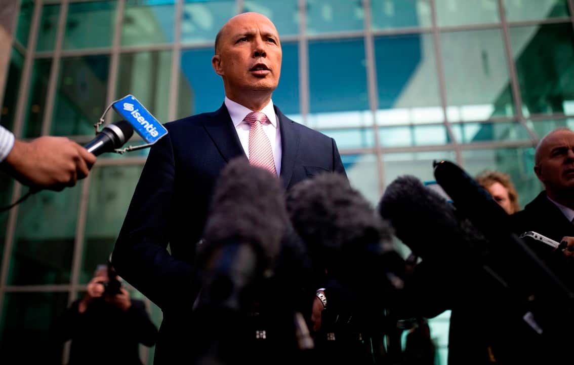 Peter Dutton at Parliament last week.