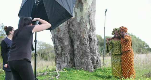 The girls from Cultural Connections