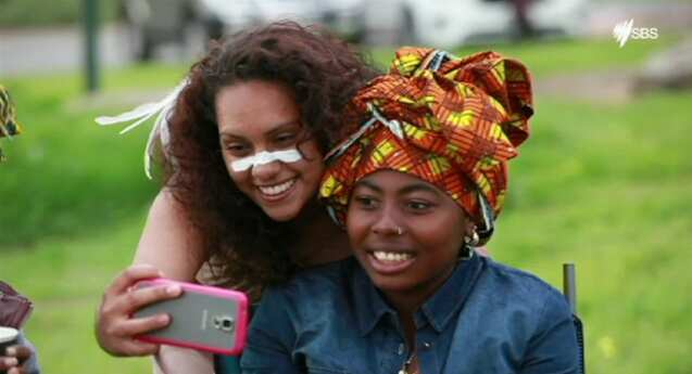 The girls from Cultural Connections