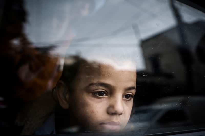 This seven year-old Syrian refugee among one million estimated children born since the conflict began.