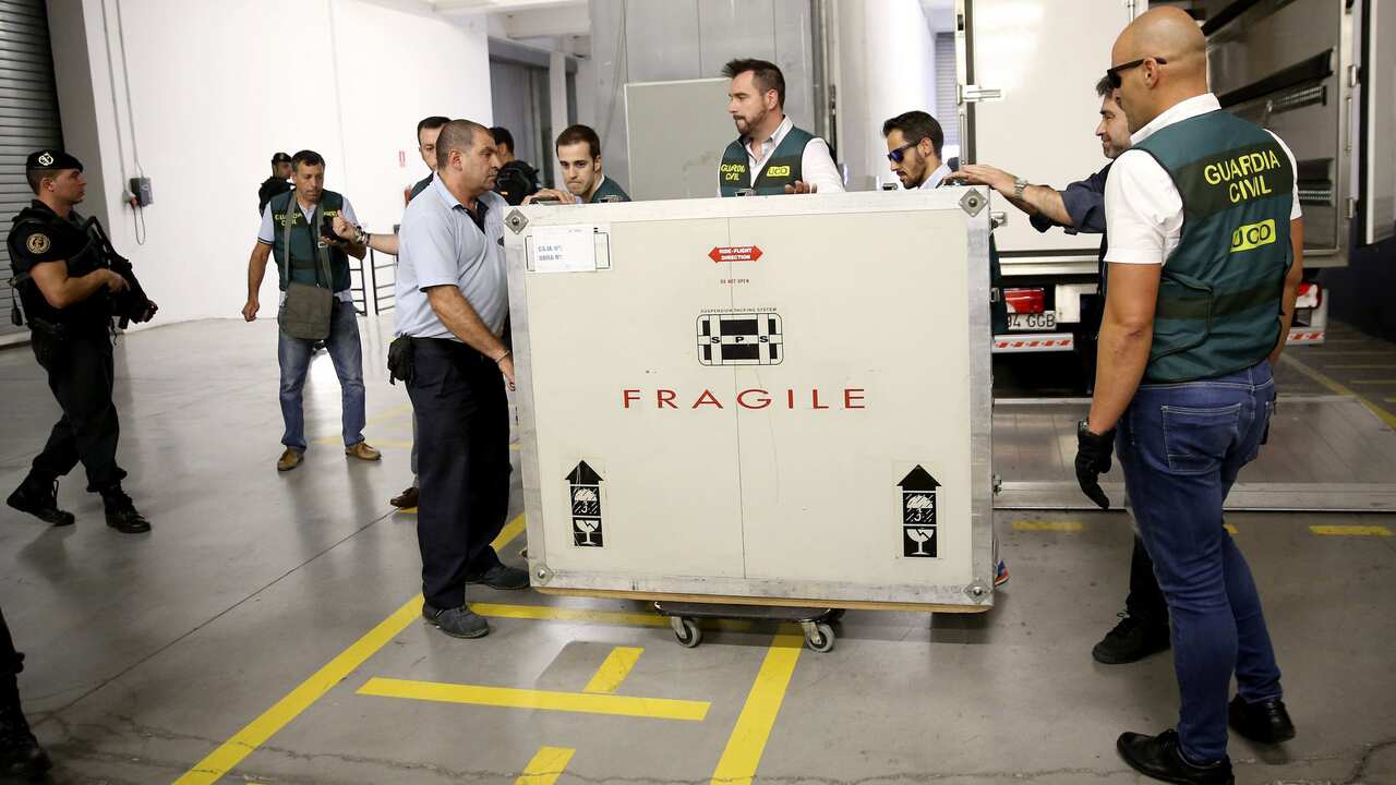 French customs seized the artwork in July 2015 on the Mediterranean island of Corsica.