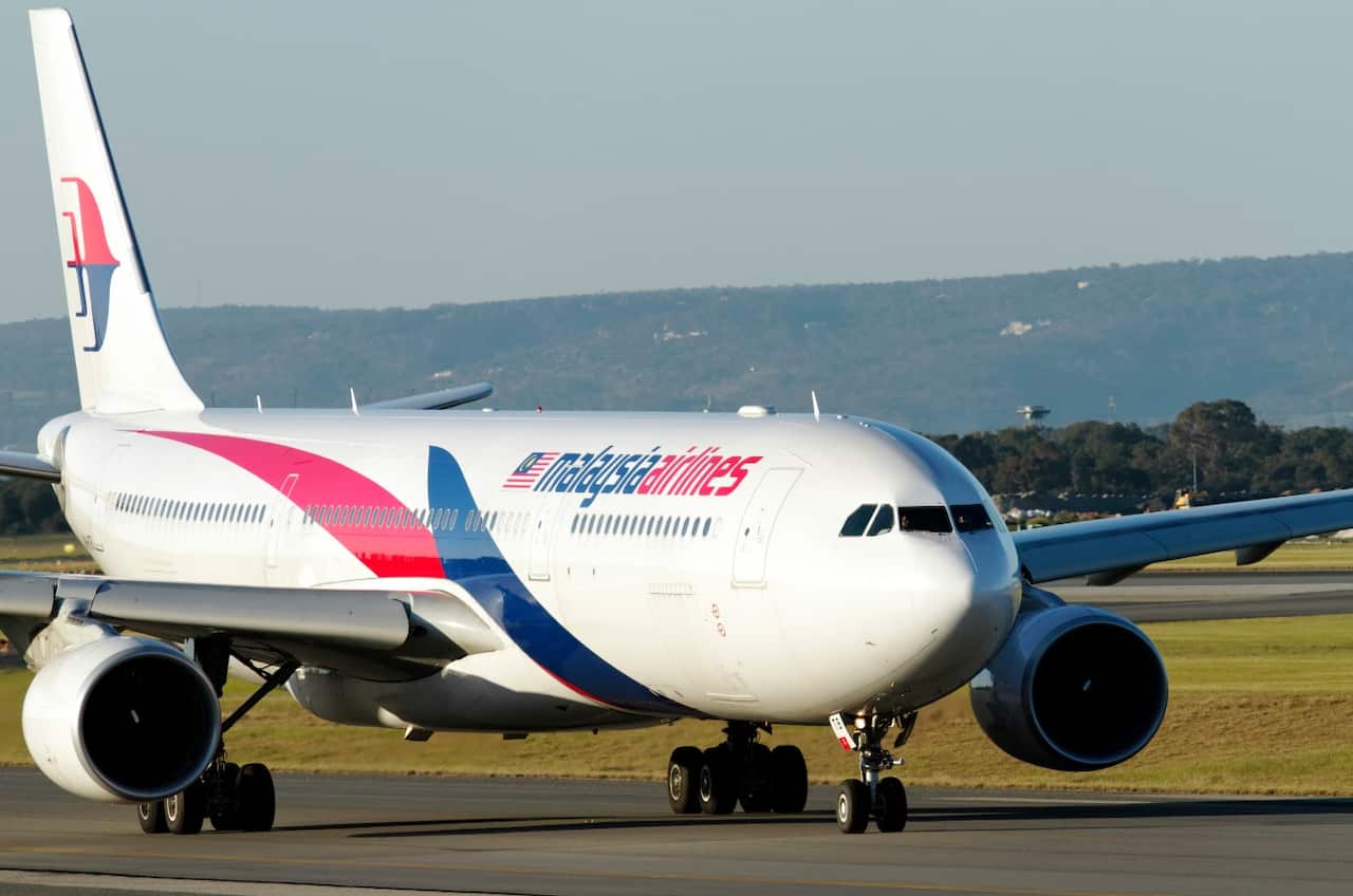 File image of a Malaysia Airlines Airbus A330 (AAP)