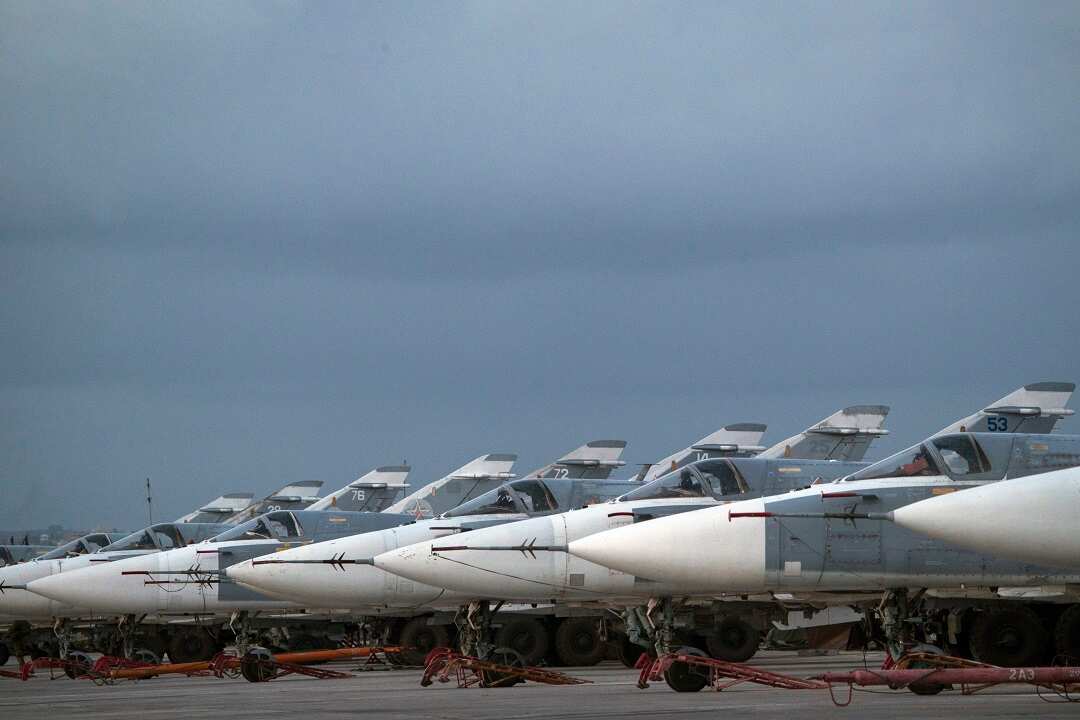 A Russian reconnaissance aircraft was brought down over the Mediterranean Sea as it was returning to its home base inside Syria.