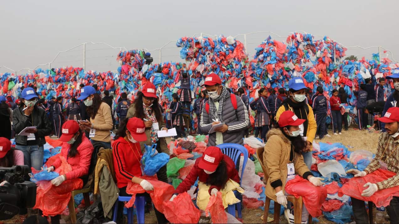 STEM Foundation Nepal Team recruited dozens of volunteers for the project.