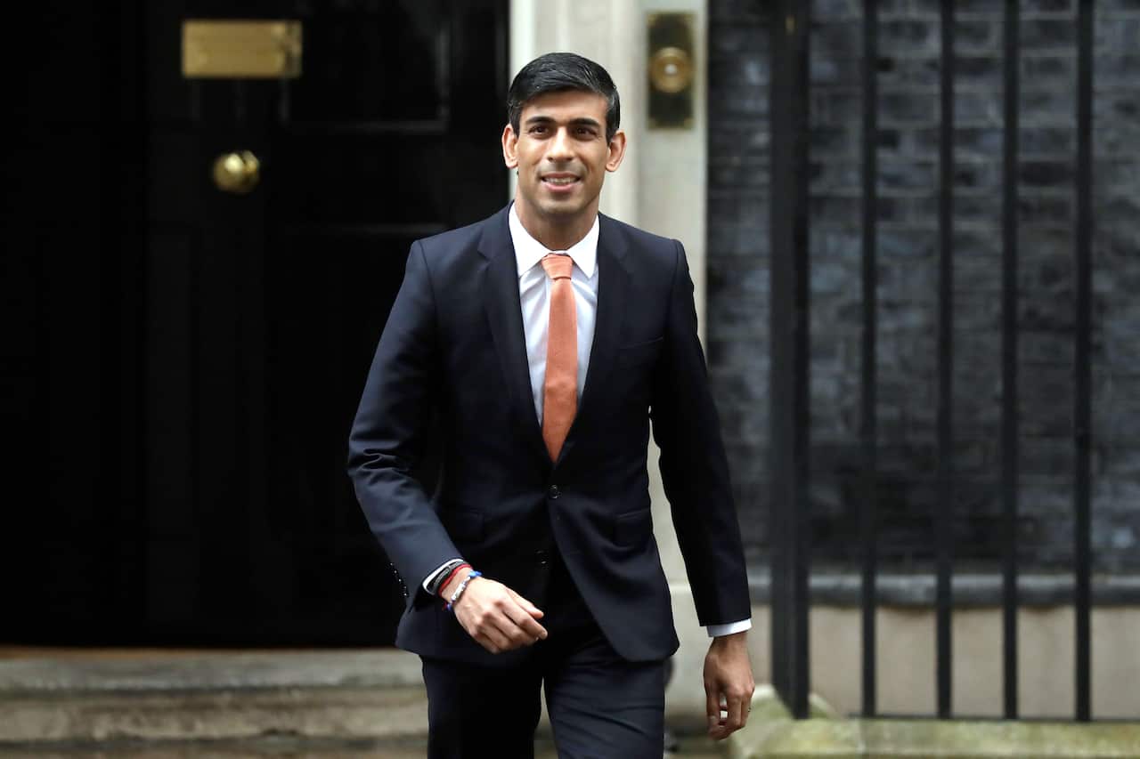 New British Chancellor of the Exchequer Rishi Sunak 