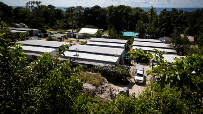 Nibok refugee settlement on Nauru