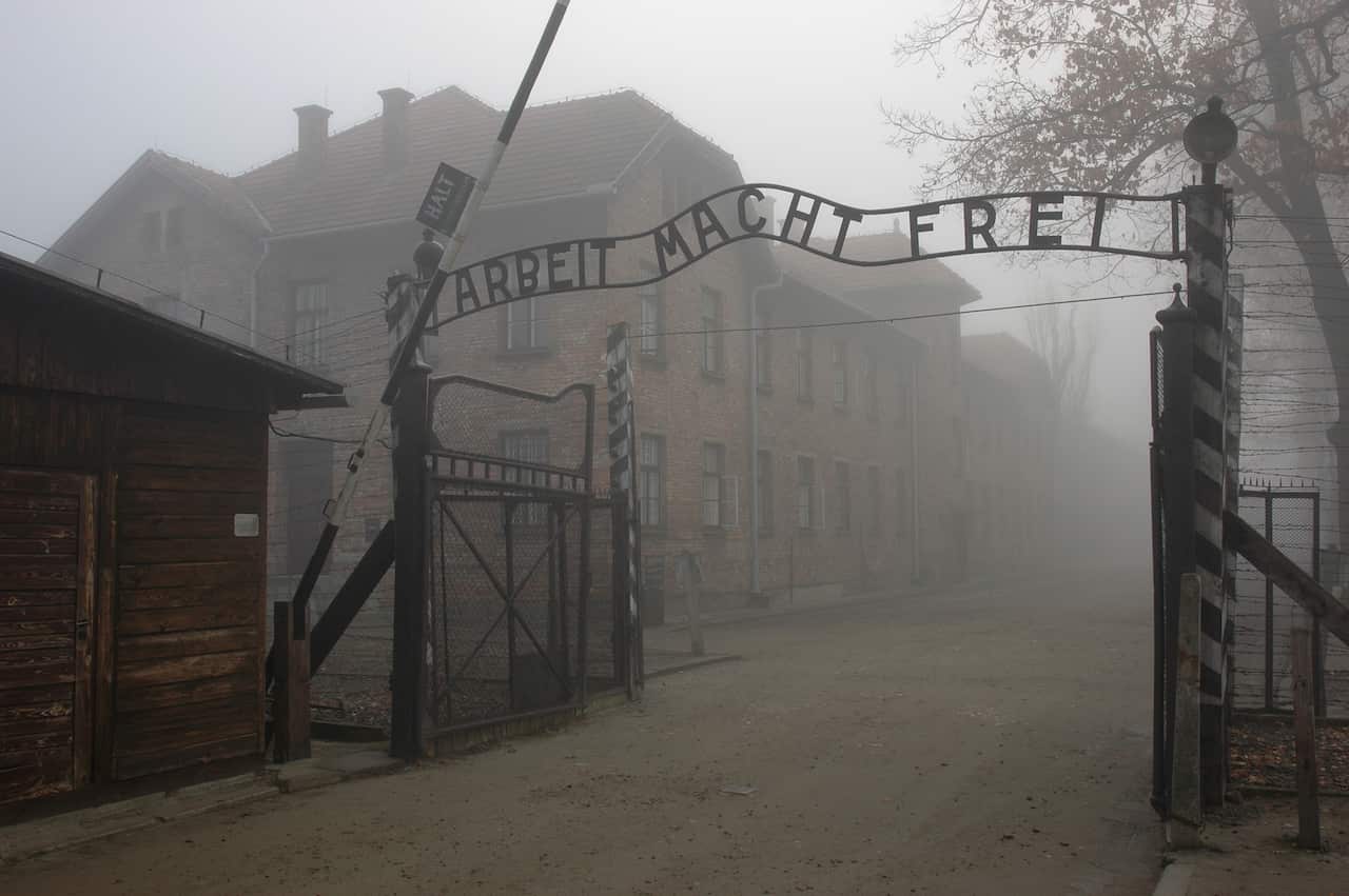 The former Nazi concentration and extermination camp Auschwitz in Oswiecim, Poland