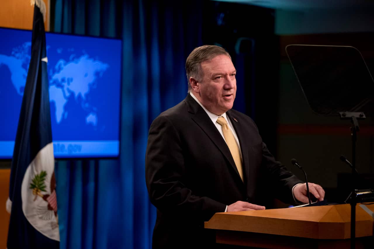US Secretary of State Mike Pompeo announces a reversal of US policy on Israeli settlements 