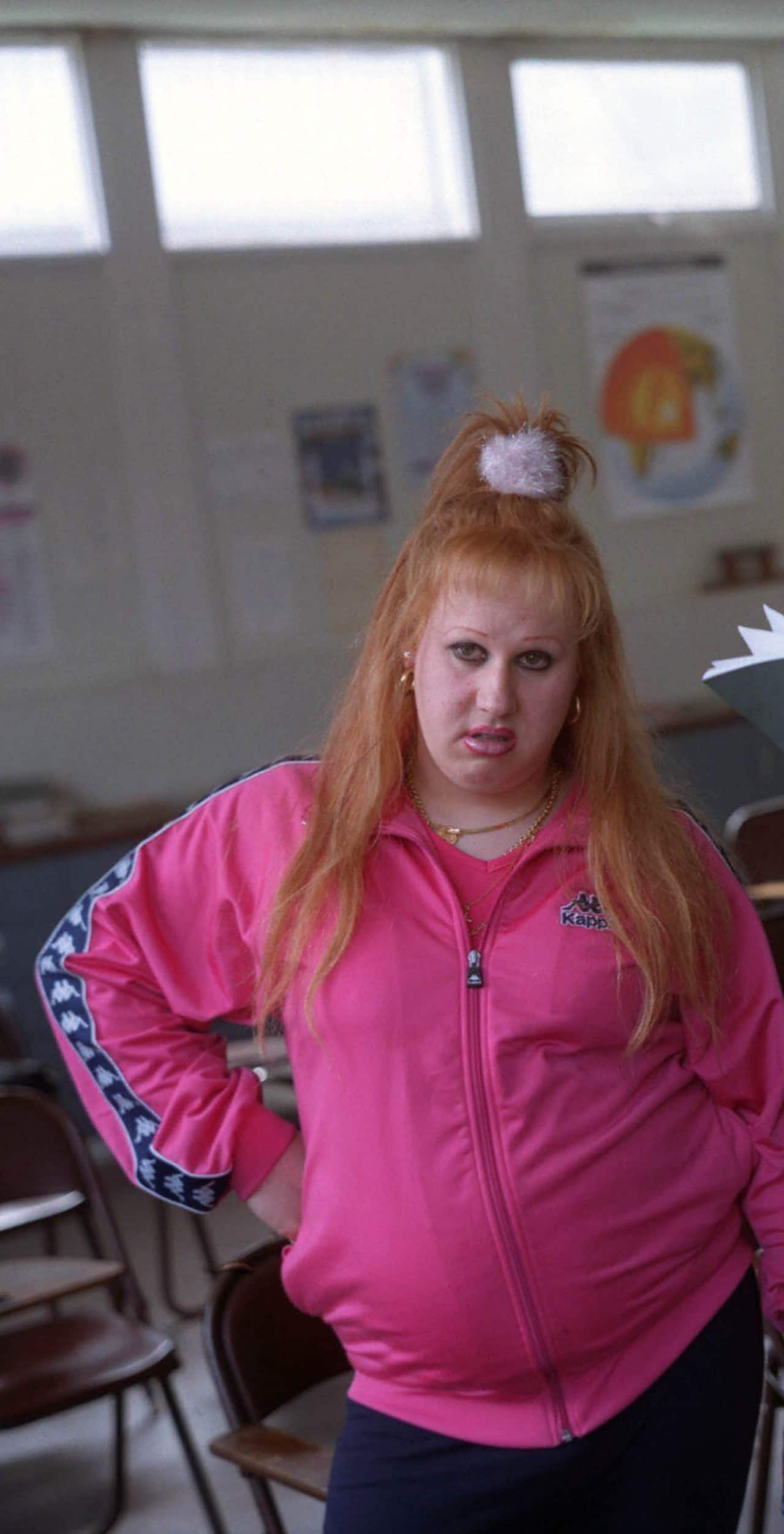 The Little Britain character Vicky Pollard.
