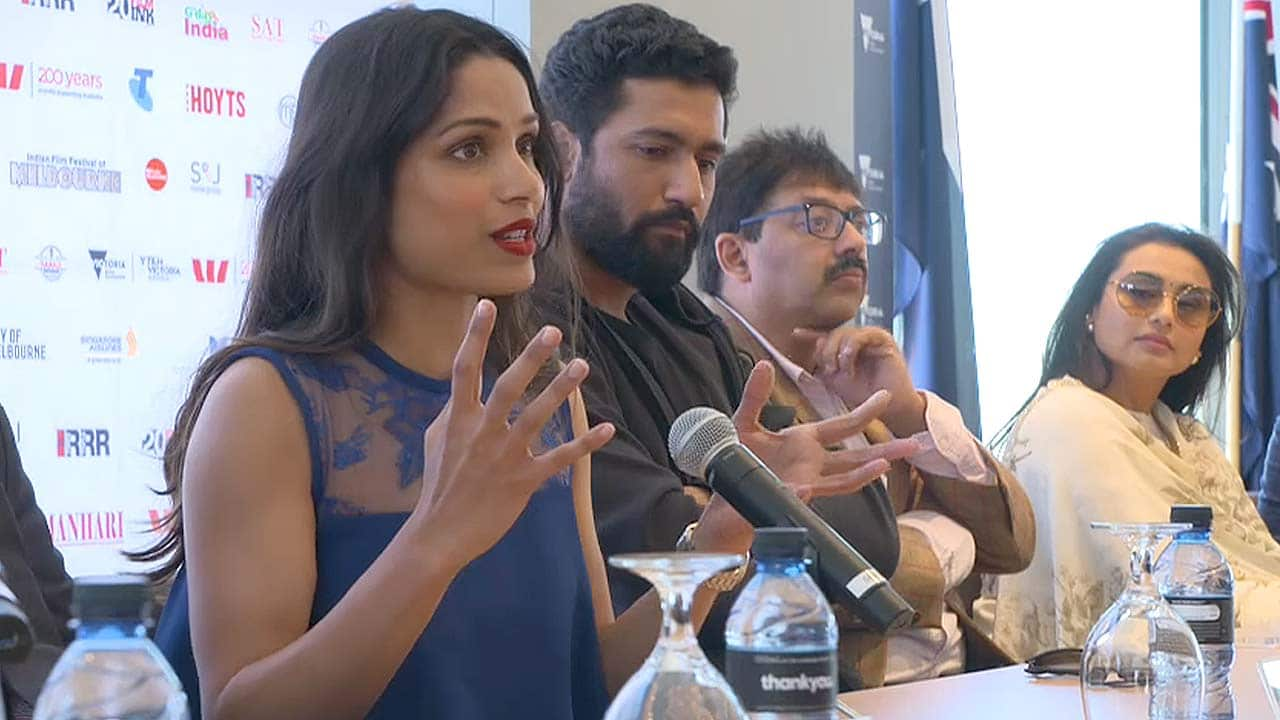 Freida Pinto In Australia Shining A Light On Sex Trafficking In Latest