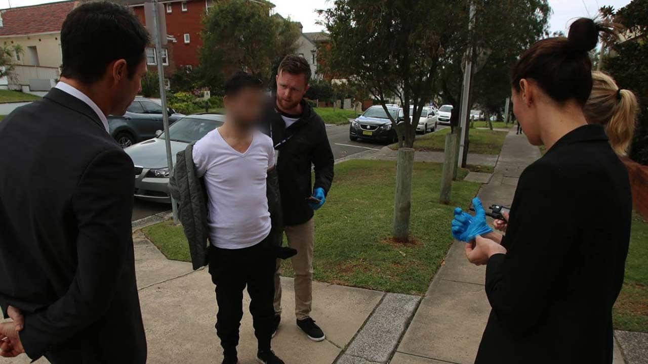 The 33-year-old man is from Sydney's eastern suburbs.