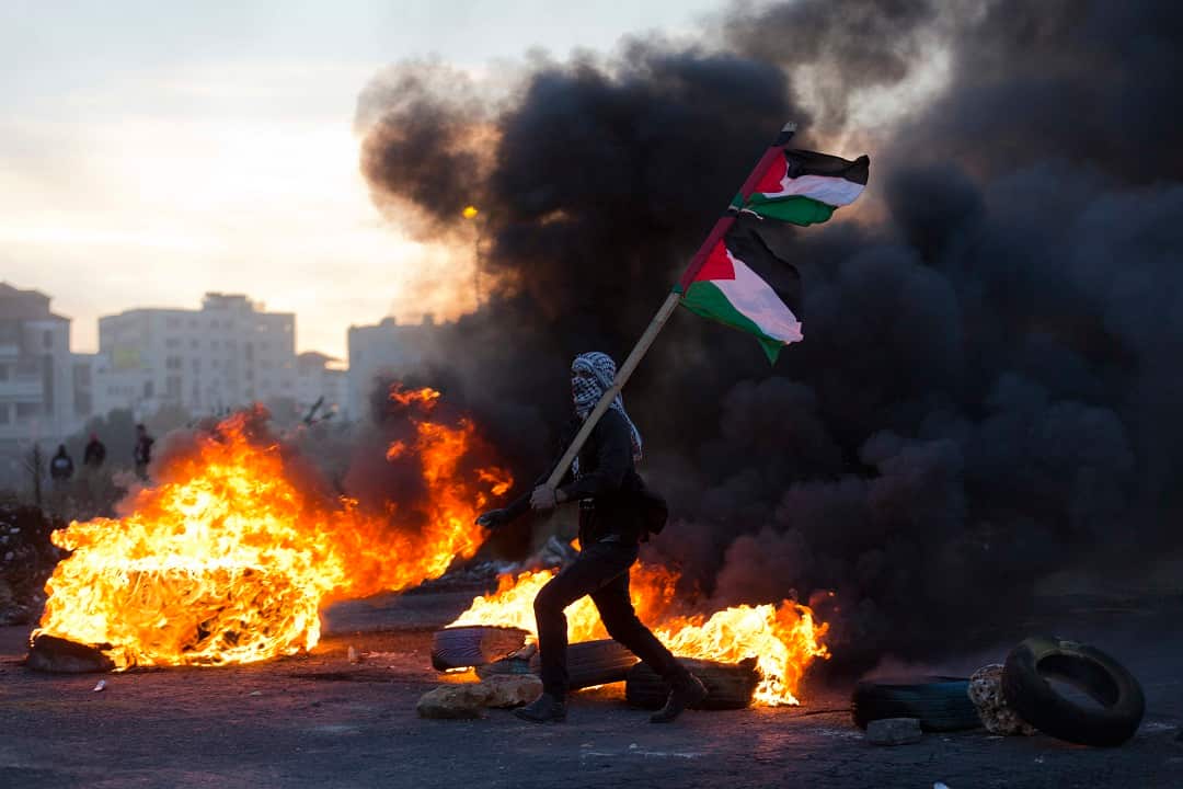Protests gripped the Palestinian territories for a third straight day.