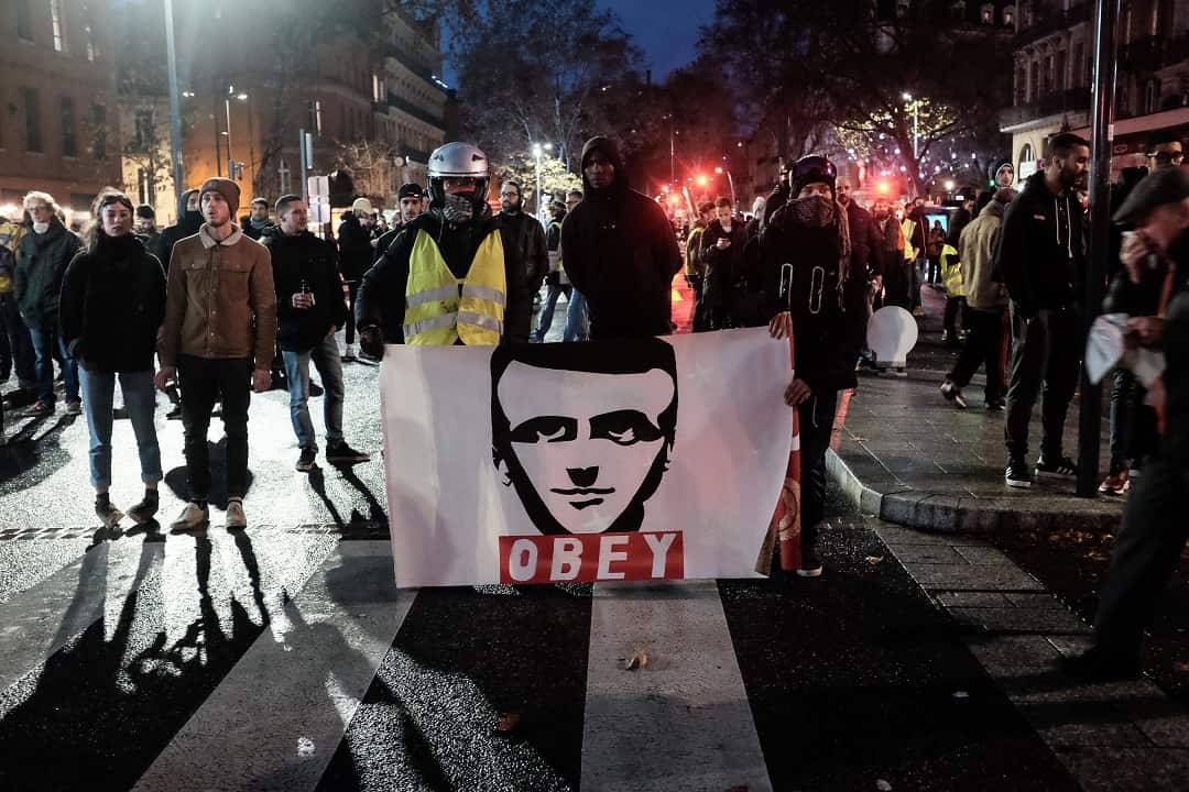 The 'yellow vests' have taken to the streets for the sixth weekend in a row,