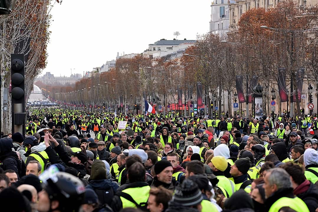 The fourth 'Yellow Vest' rally in Paris.
