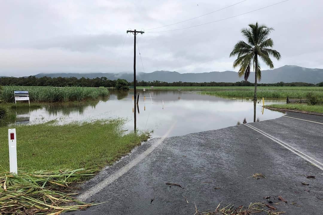 Many roads were cut off by the worst flooding since federation 118 years ago 