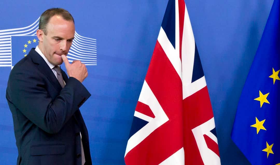 Dominic Raab quit as the minister responsible for Brexit.