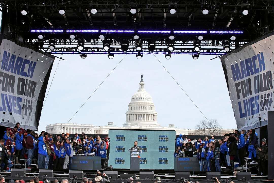 Parkland shooting survivor Emma Gonzalez was one of the many anti-gun activists who addressed the 'March For Our Lives' rally in Washington.