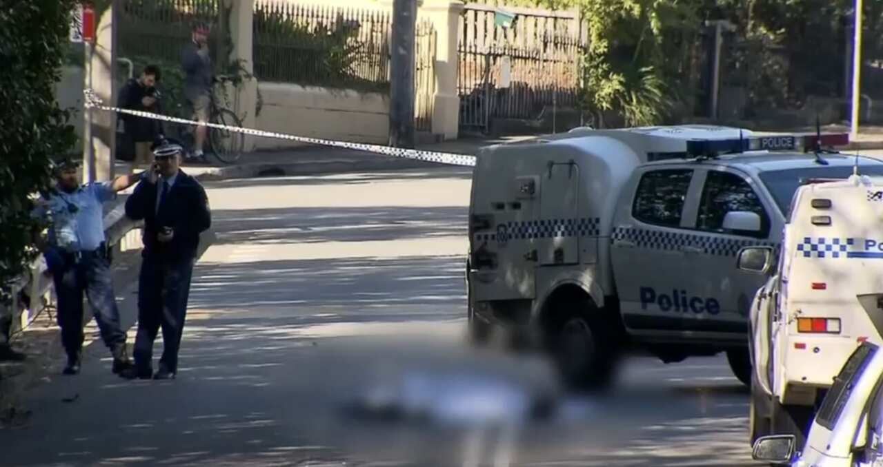 The scene of the crime in Newtown