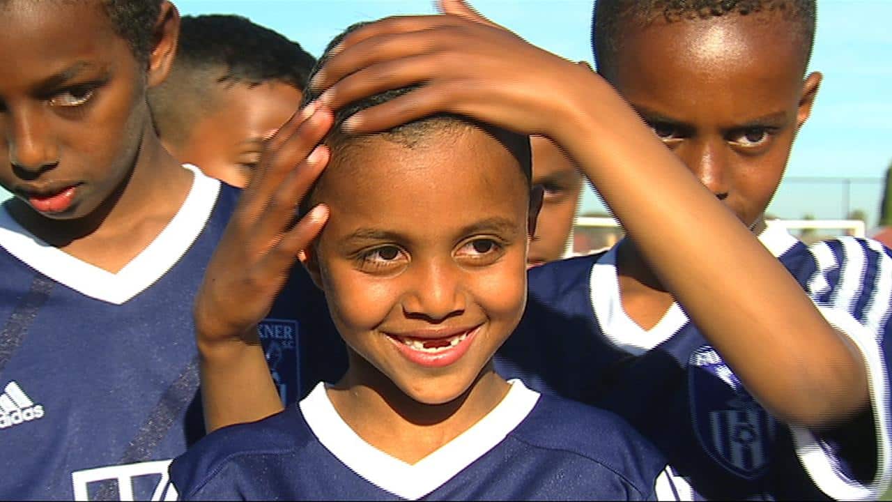 Waleed, also known as 'Little Aguero'